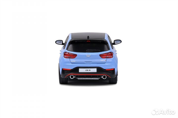 1:43 Hyundai i30 N Performance Blue 2022 - Solido