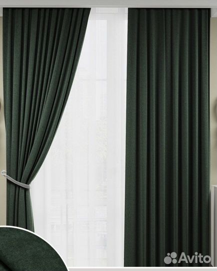 Шторы канвас готовые новые 3*270