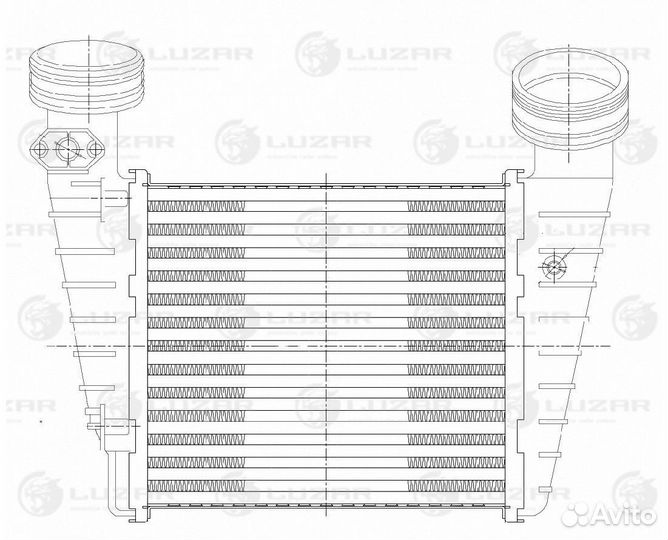 Интеркулер Шкода Суперб 02