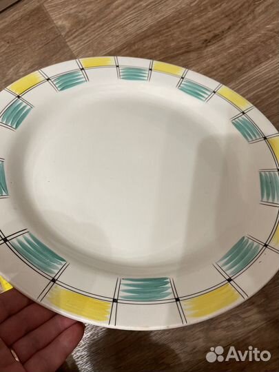 Большое блюдо тарелка СССР зик