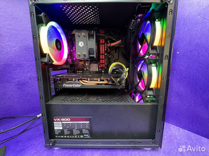 Мегаигровой пк RX 5700XT(RTX 3060) /i3-12100f/16GB