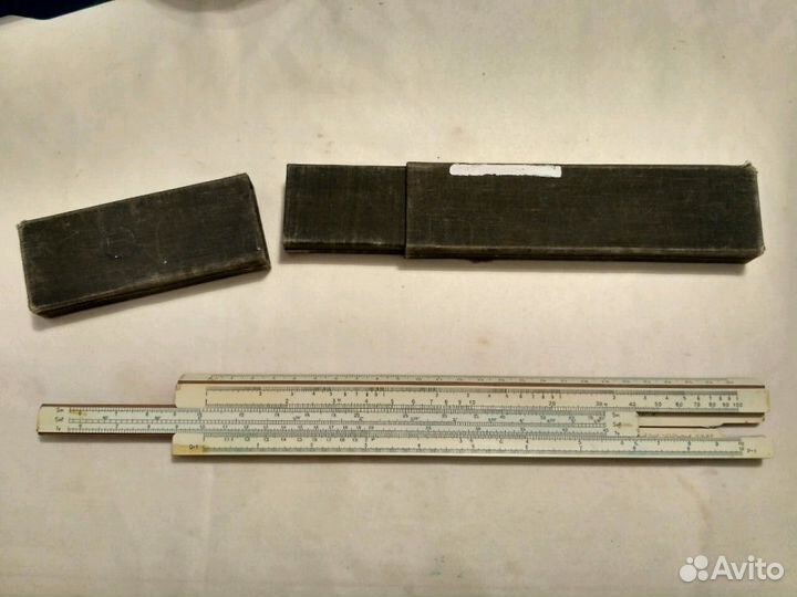 Логарифмическая линейка большая СССР