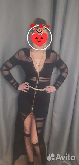 Платье резинка в пол D&G