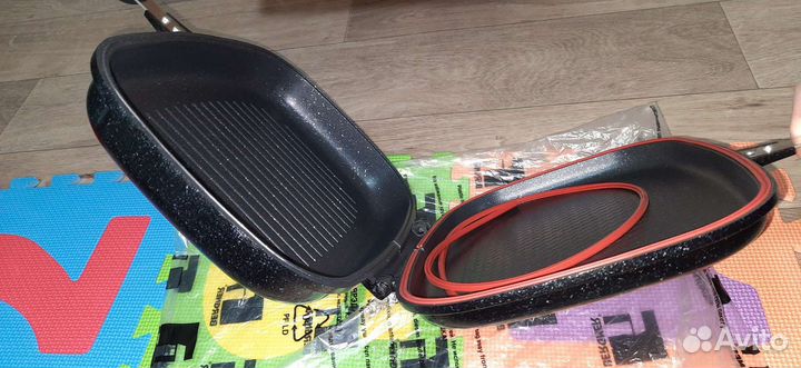 Новая двухсторонняя сковорода гриль Bergner