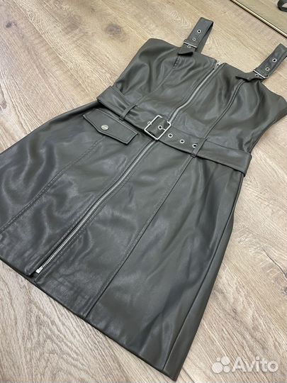 Кожаный сарафан