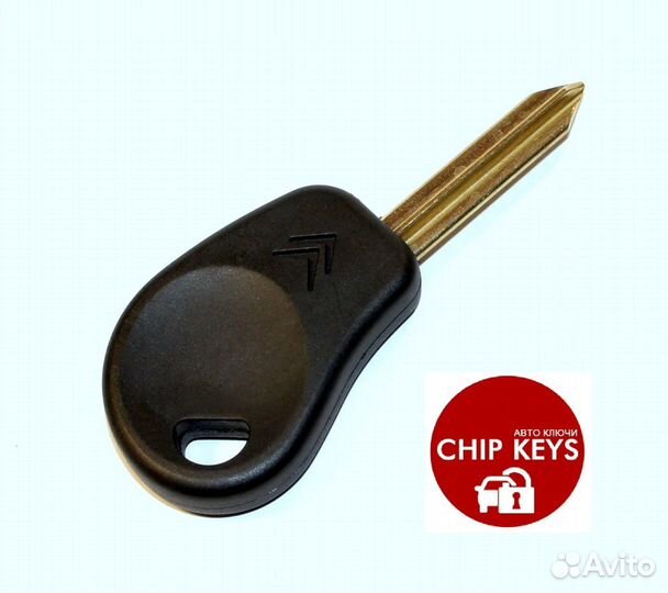 Ключ зажигания Citroen, с чипом ID46, профиль SX9