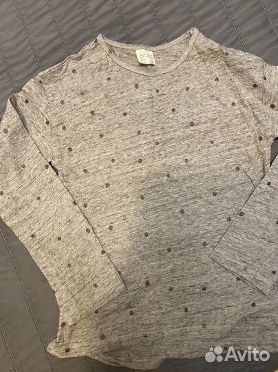Жилетка (меховая )для девочки Zara + кофточка