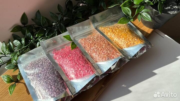 Сияющая соль для ванной