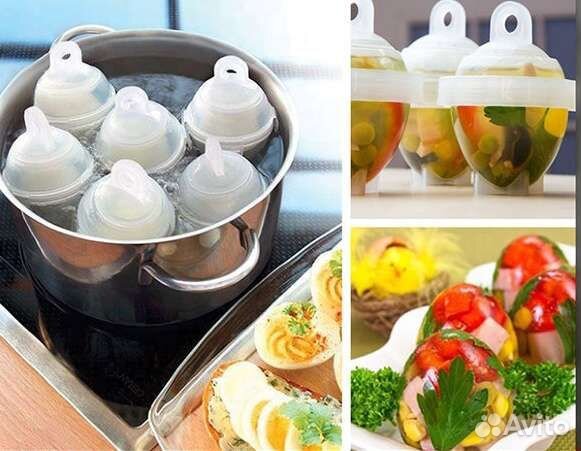 Контейнер для варки яиц без скорлупы