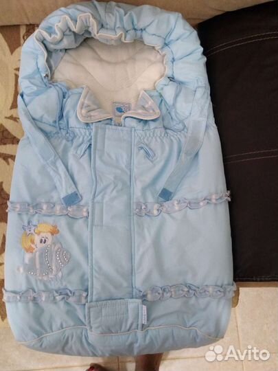 Детский зимний конверт в коляску