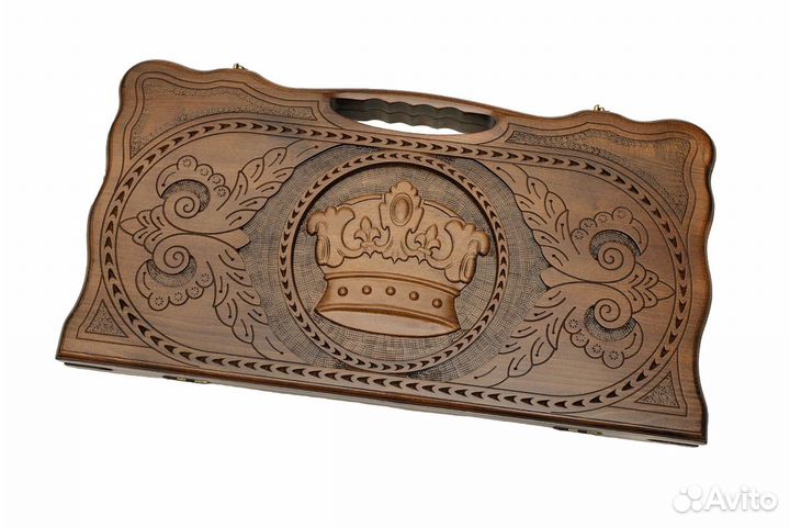 Нарды и шашки резные Царский символ 61 х 66 см бук Армения 62743