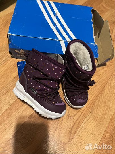 Новые зимние сапоги adidas siena рр 22