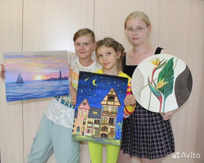 Набор детей в художественную студию