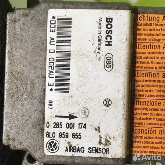 Блок управления AIR BAG Фольксваген Пассат Б5