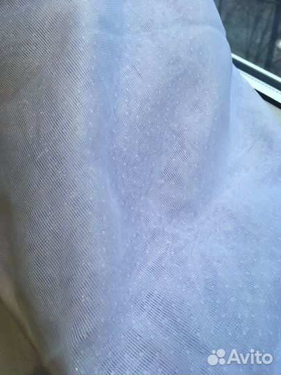 Тюль ткань, отрез 3 метра