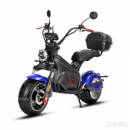 Электроскутер White Siberia Black Sea (Blue) 5000W