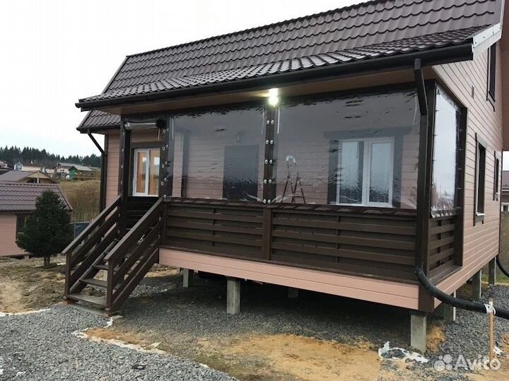Мягкие окна для беседки