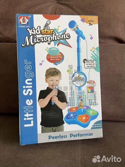 Караоке микрофон детский