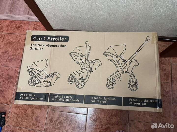 Универсальная модульная коляска 4 в 1 автокресло