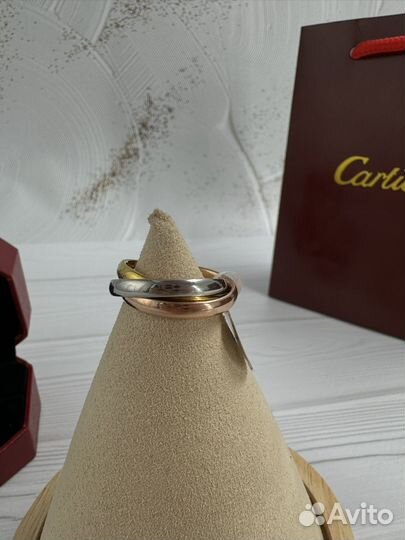 Cartier trinity кольцо