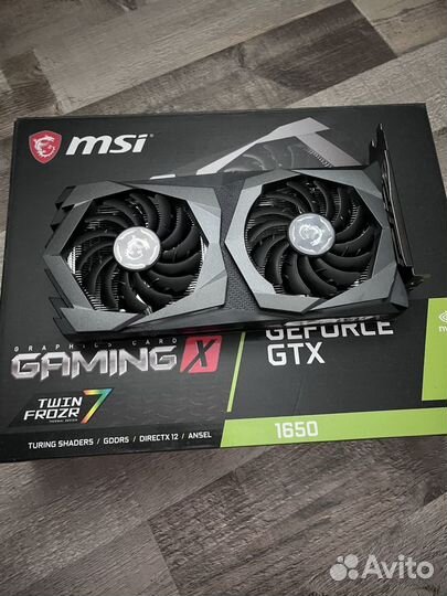 Msi GeForce GTX 1650 Gaming X 4G