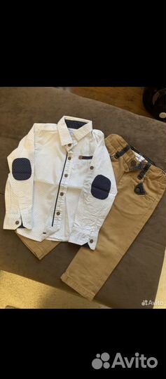 Рубашка и брюки для мальчика 86