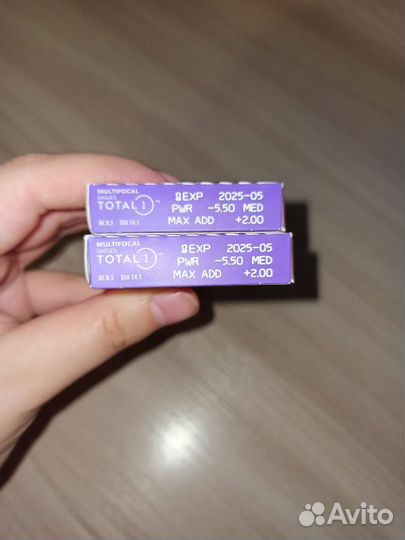 Линзы контактные однодневные