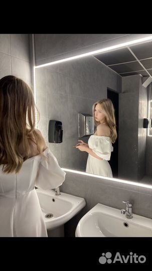 Платье женское вечернее 42 белое