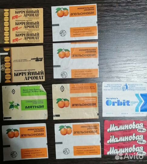 Вкладыши от жевачек СССР