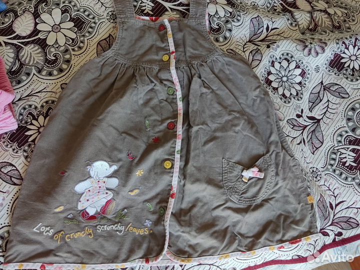 Детская одежда для девочек 86 92 пакетом