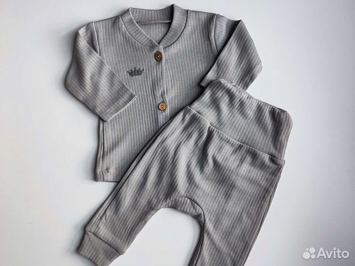 Костюм для мальчика в рубчик 56-80