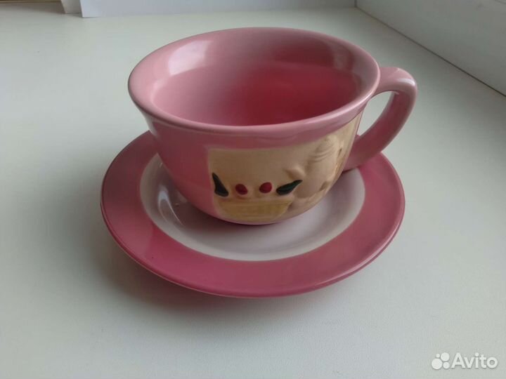 Новая чайная пара для девочки. Керамика