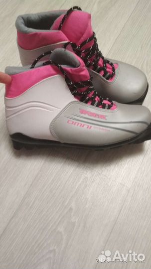Лыжные ботинки мало,б/у