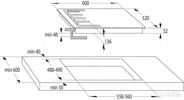 Газовая панель Gorenje gktw642SYW