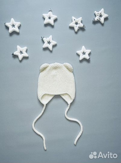 Вязаные шапки для недоношенных и новорождённых