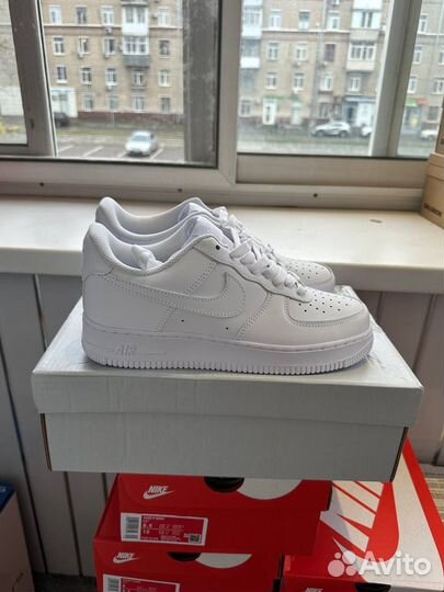 Nike air force 1 low white legit,на руках