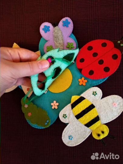 Развивающая игрушка из фетра