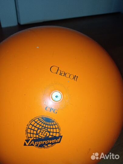 Мяч для художественной гимнастики chacott 18 см