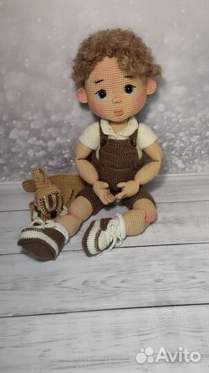 Кукла ручная работа, мальчик