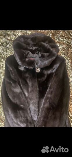 Шуба норковая черный бриллиант