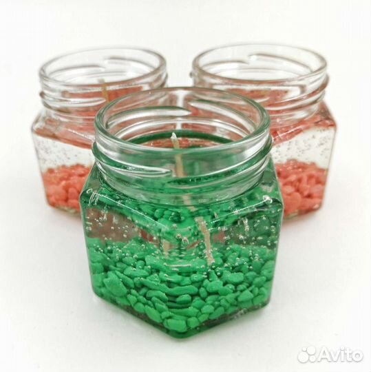 Гипоаллергенная Гелевая свеча без запаха