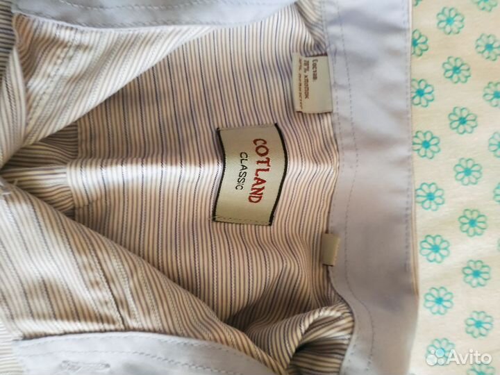 Рубашка мужская с длинным рукавом 50 размер