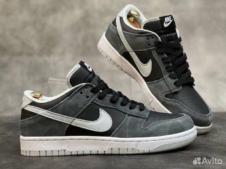 Nike SB Dunk air low 1 тёмно-серые разм. 42