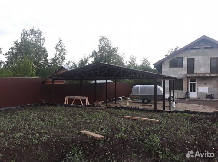 Ворота 4000х2000 мм без покраски