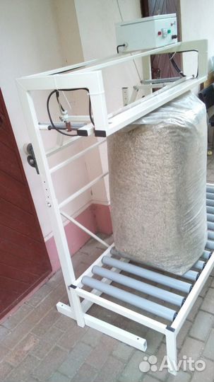 Импульсный напольный запайщик с рольгангом