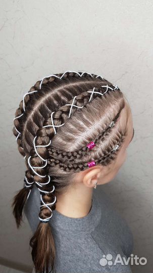 Плетение косичек с канекалоном