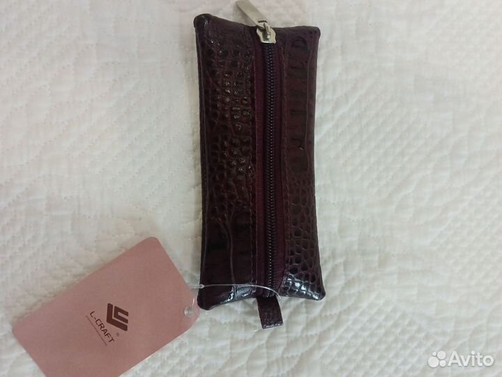 Ключница кожаная новая