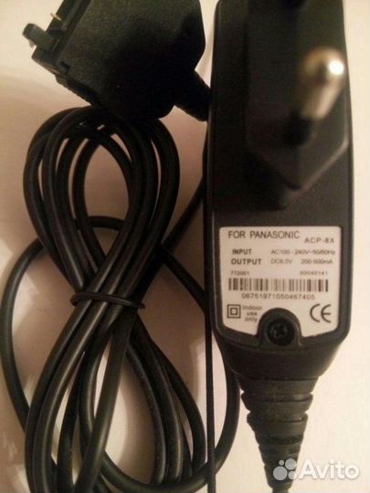 Сетевое зарядное устройство panasonic