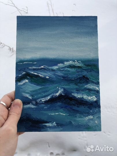 Картина маслом. Море