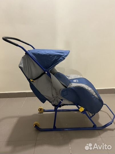 Детские санки с колесами